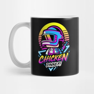 PUBG Chicken Dinner Retro Mug